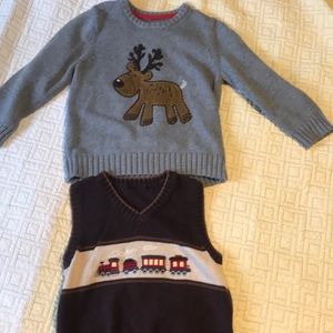 Little boys sweater and sweater vest